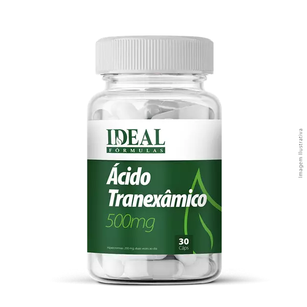 Ácido Tranexâmico 500mg 30 Cápsulas