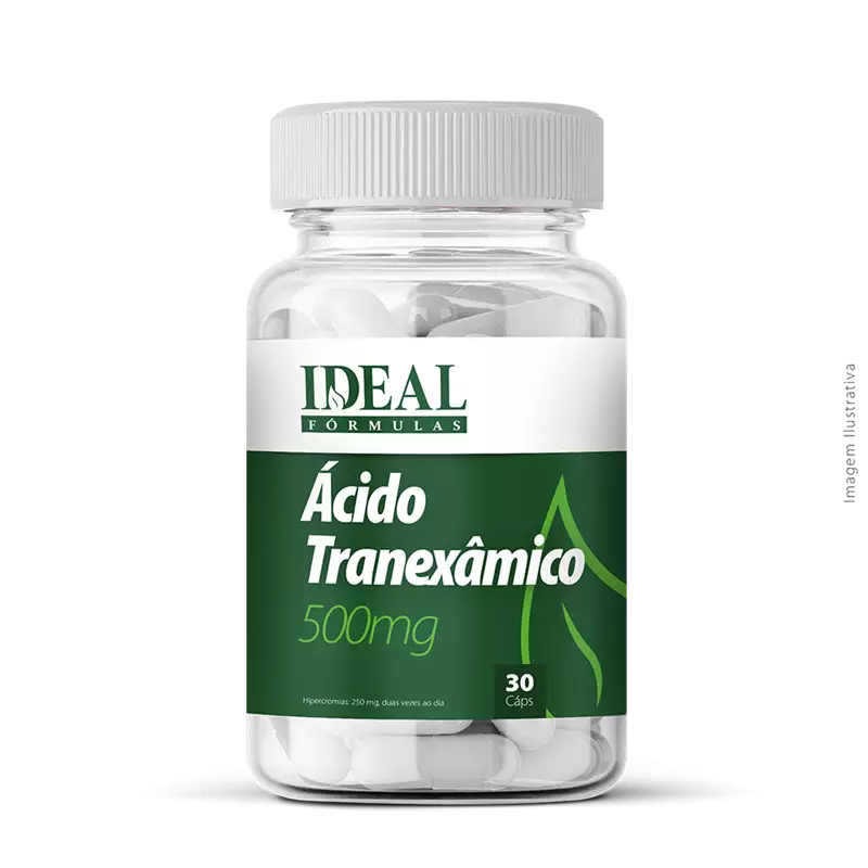 Ácido Tranexâmico 500mg 30 Cápsulas