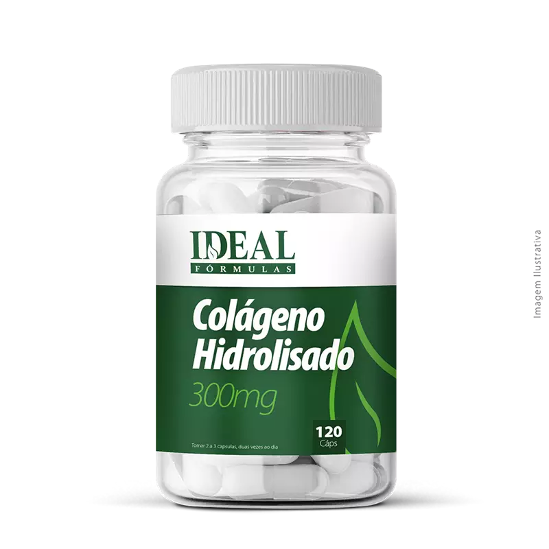 Colágeno Hidrolisado 300mg 120 Cápsulas