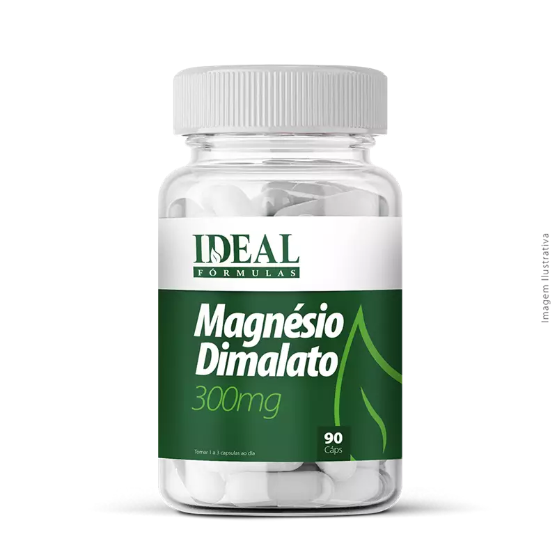 Magnésio Dimalato 300mg 90 Cápsulas