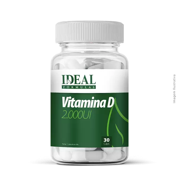 Vitamina D 2.000 UI 30 Cápsulas