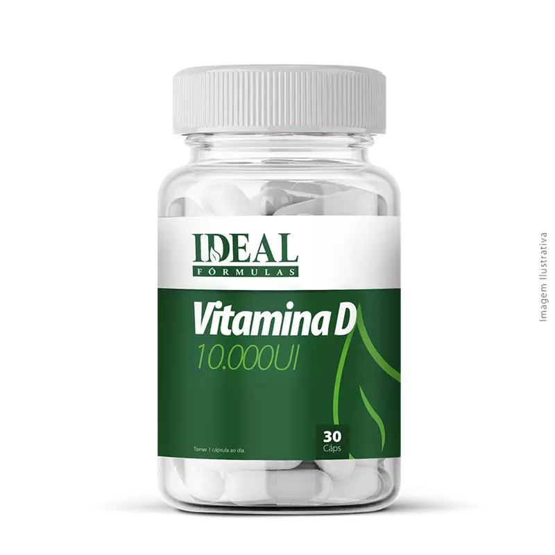 Vitamina D 10.000 UI 30 Cápsulas