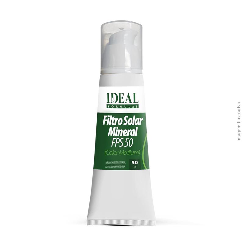 Filtro Solar Mineral FPS 50 (Color Medium) 50g