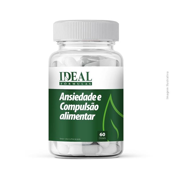 Ansiedade e Compulsão Alimentar 60 Cápsulas