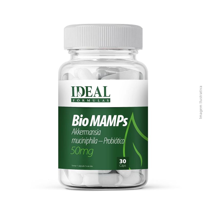 Bio MAMPs Akkermansia Muciniphila 50mg 30 Cápsulas
