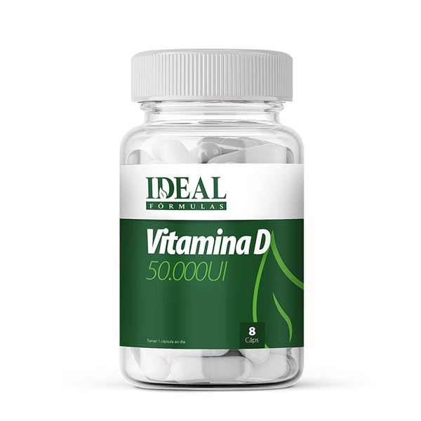 Vitamina D 50.000 UI 8 Cápsulas