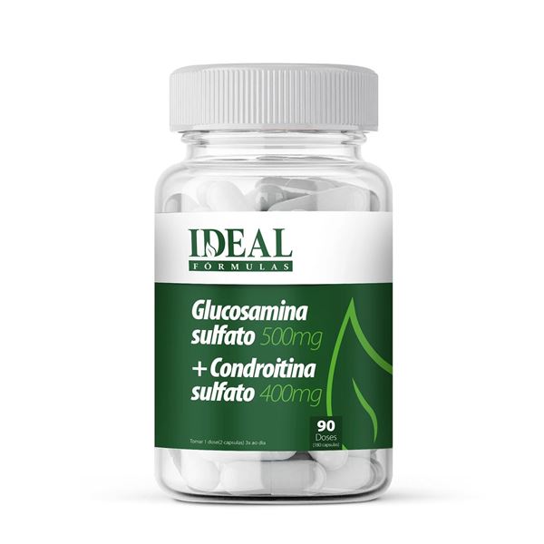Glucosamina Sulfato 500mg + Condroitina Sulfato 400mg 90 Doses