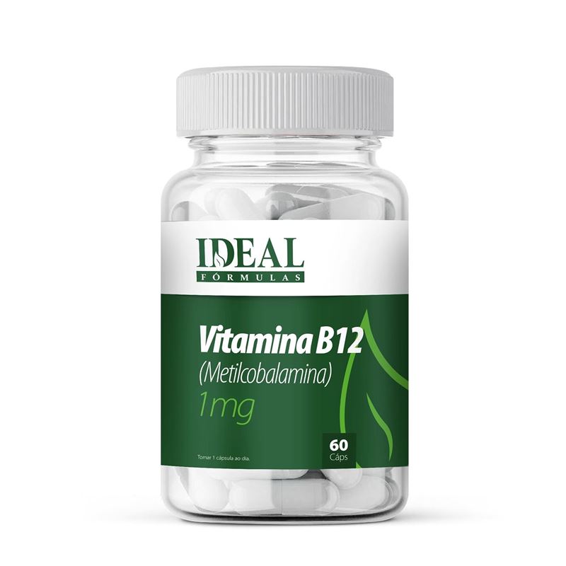 Vitamina B12 (Metilcobalamina) 1mg 60 cápsulas
