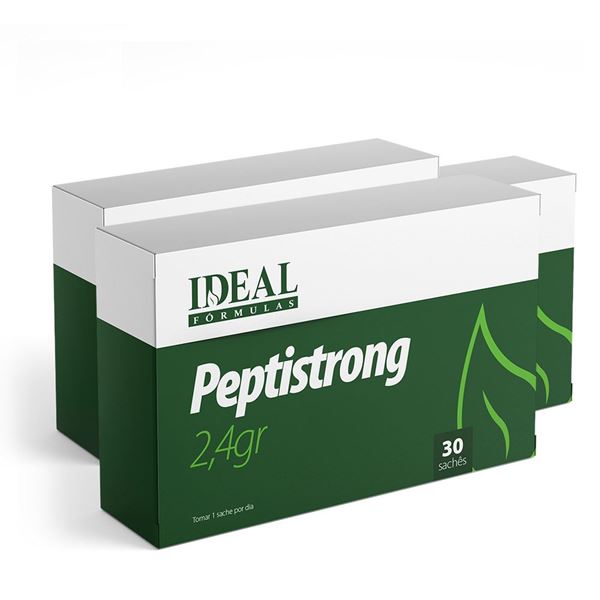 Kit 3 Caixas Peptistrong 2,4g 30 Sachês