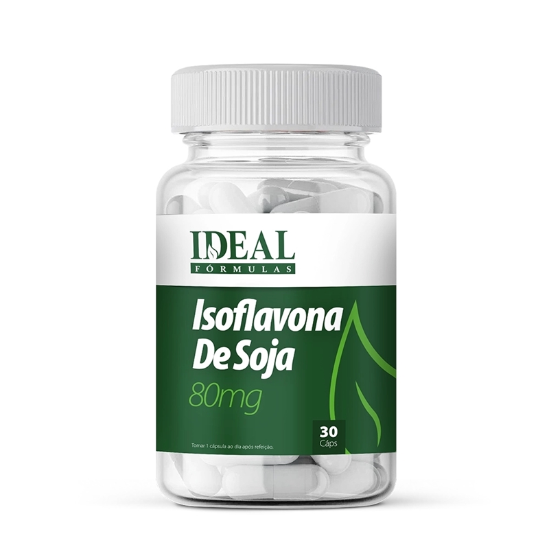 Isoflavona de Soja 80mg 60 Cápsulas
