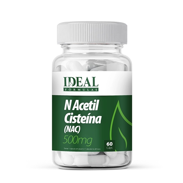 N Acetil Cisteína (NAC) 500mg 60 Cápsulas